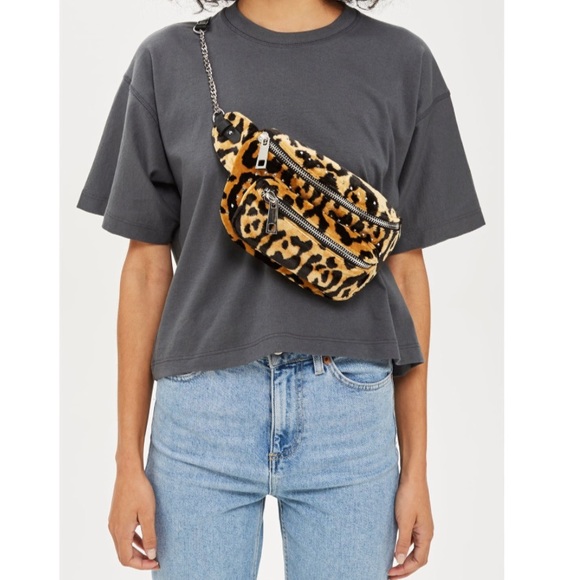 Topshop Handbags - A NEW TOPSHOP Leopard Print Fanny Bag